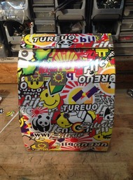 Briefkasten Stickerbomb