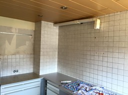 Küche Wand vorher